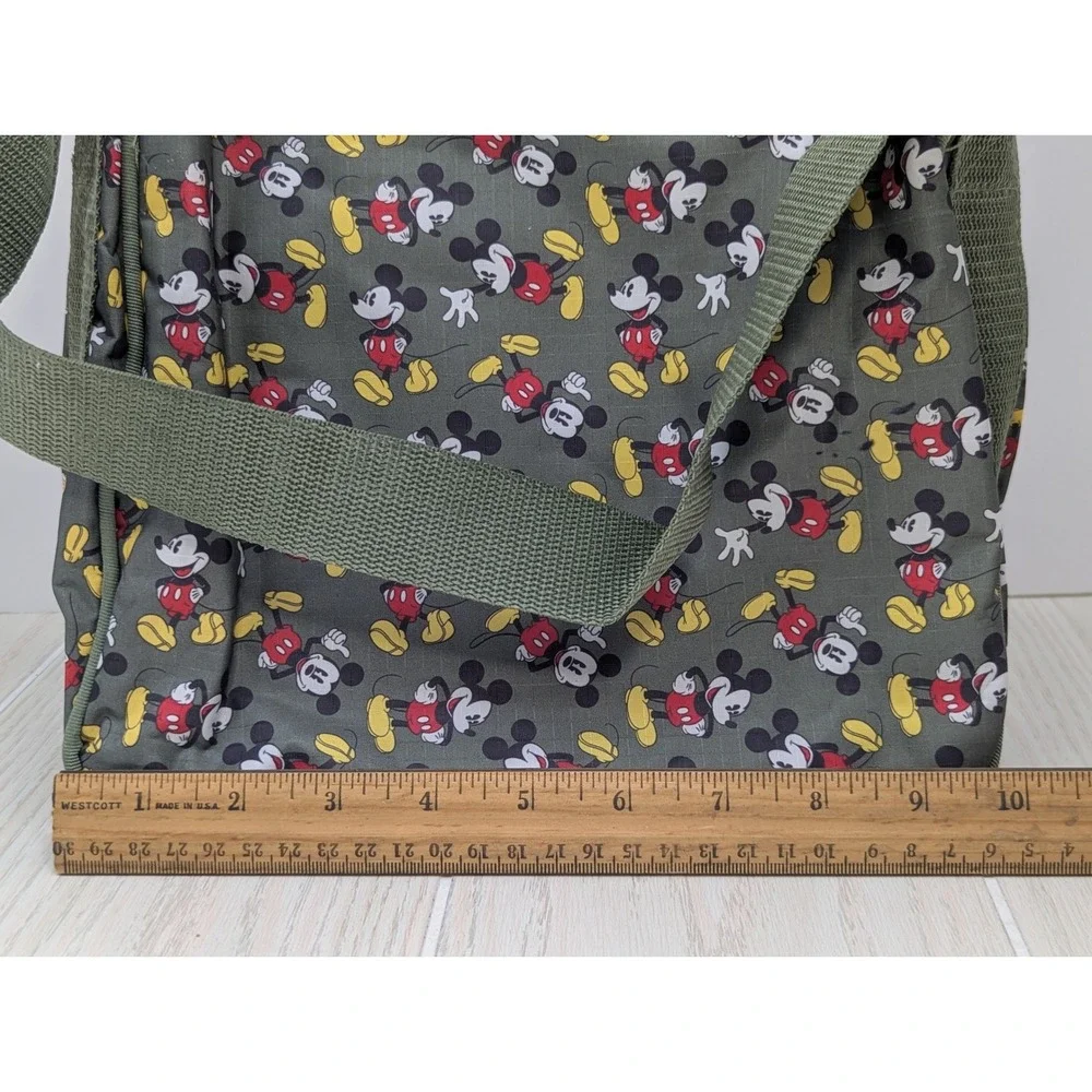Disney Mickey Mouse Insulated Bag Olive Green lunch purse travel